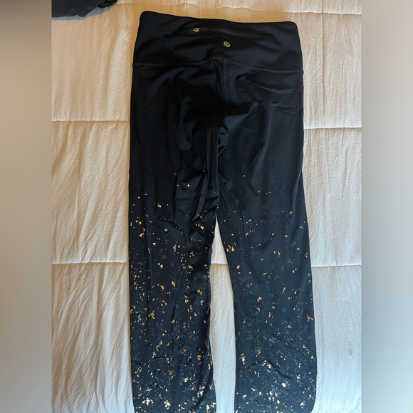 Lululemon special edition speed wunder tight speckle shine (gold) - Picture 4 of 6